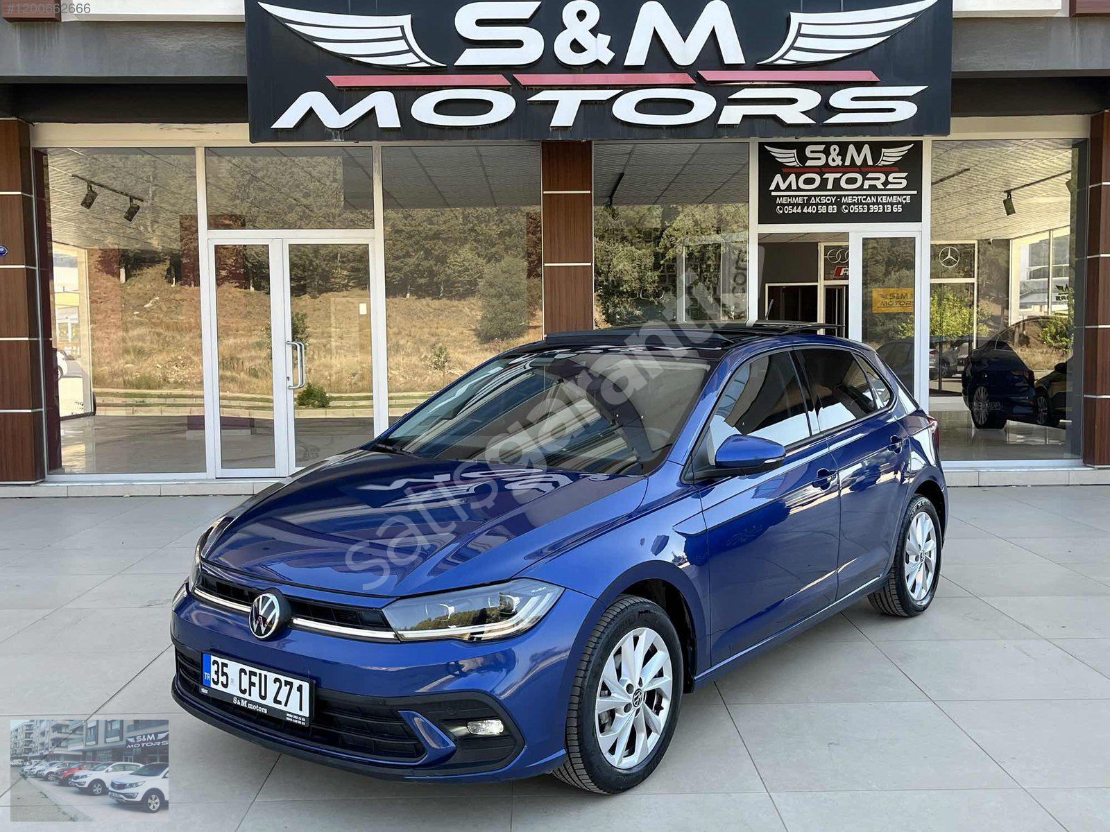 S&M MOTORS 2022 VOLKSWAGEN POLO 1.0 TSI STYLE/IQ LIGHT/CAM TAVAN