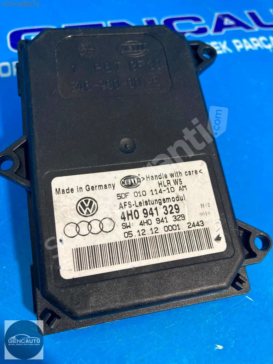 AUDİ A3 A6 A8 ADAPTİF FAR BEYNİ SÖKME ORJİNAL 4H0941329