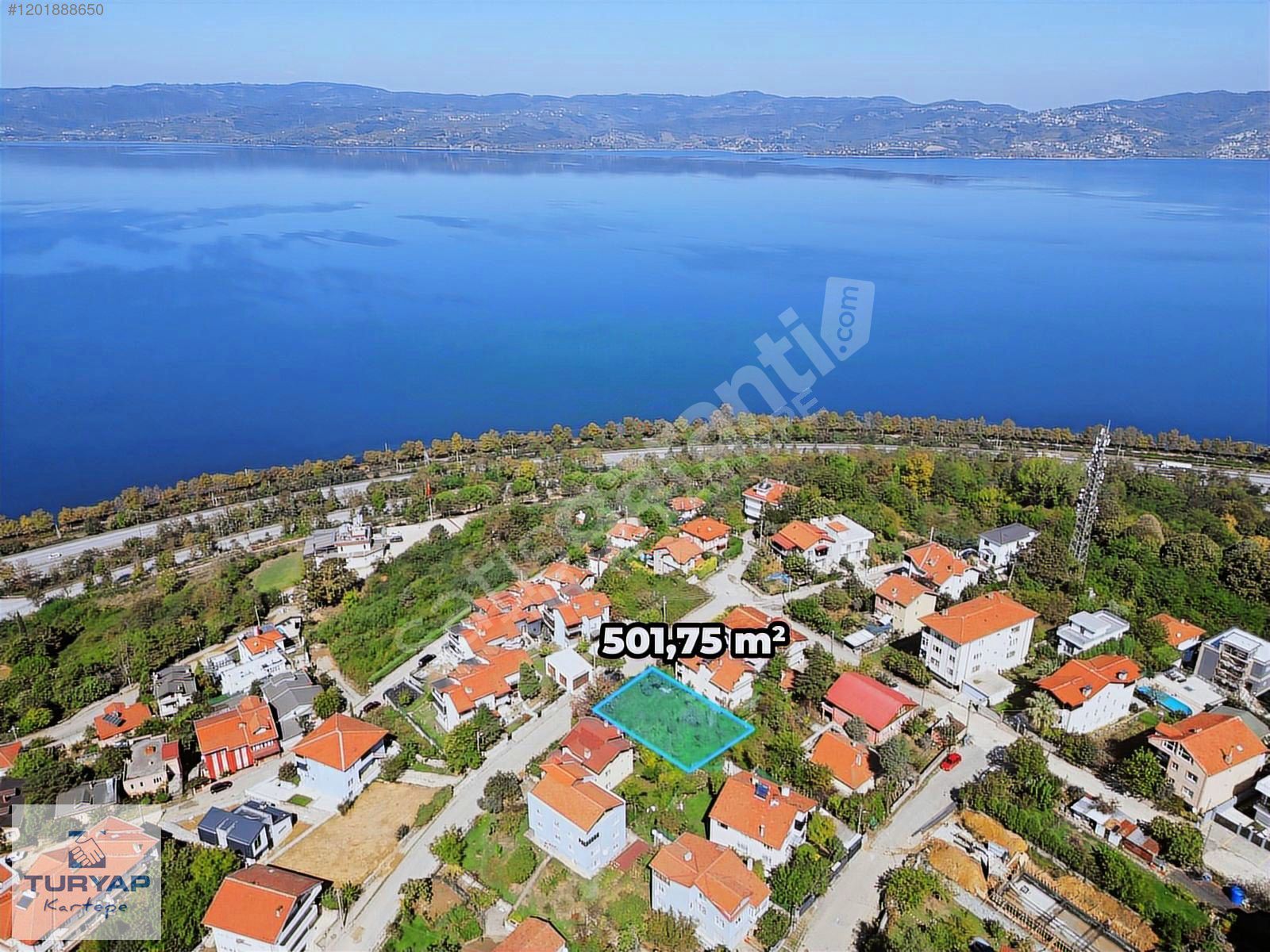 TURYAP KARTEPE'DEN SAPANCA'DA GÖL MANZARALI SATILIK FIRSAT ARSA