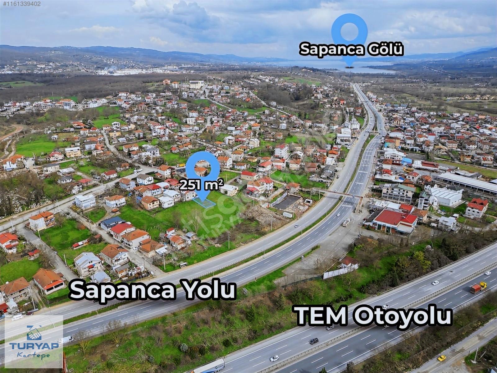 TURYAP KARTEPE'DEN ACISU'DA 250M2 İMARLI FIRSAT ARSA