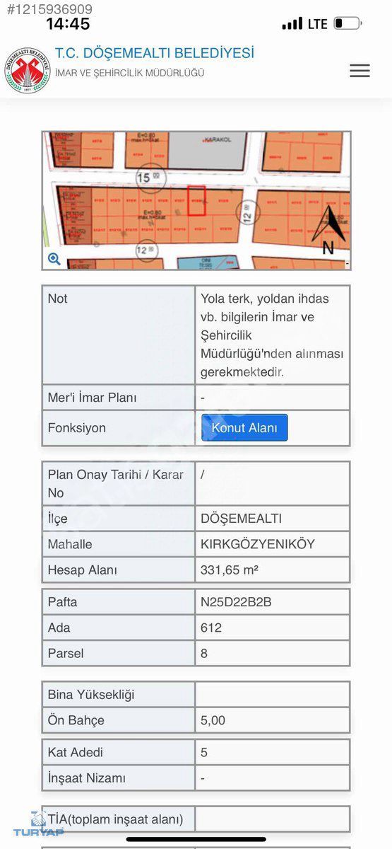 ATATÜRK CAD YAKINI 0.80 EMSAL