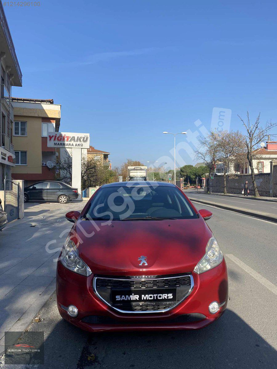 SAMİR MOTORS'TAN 2015 PEUGETO 208 1.2 BENZİN OTOMATİK 78BİNKMDE