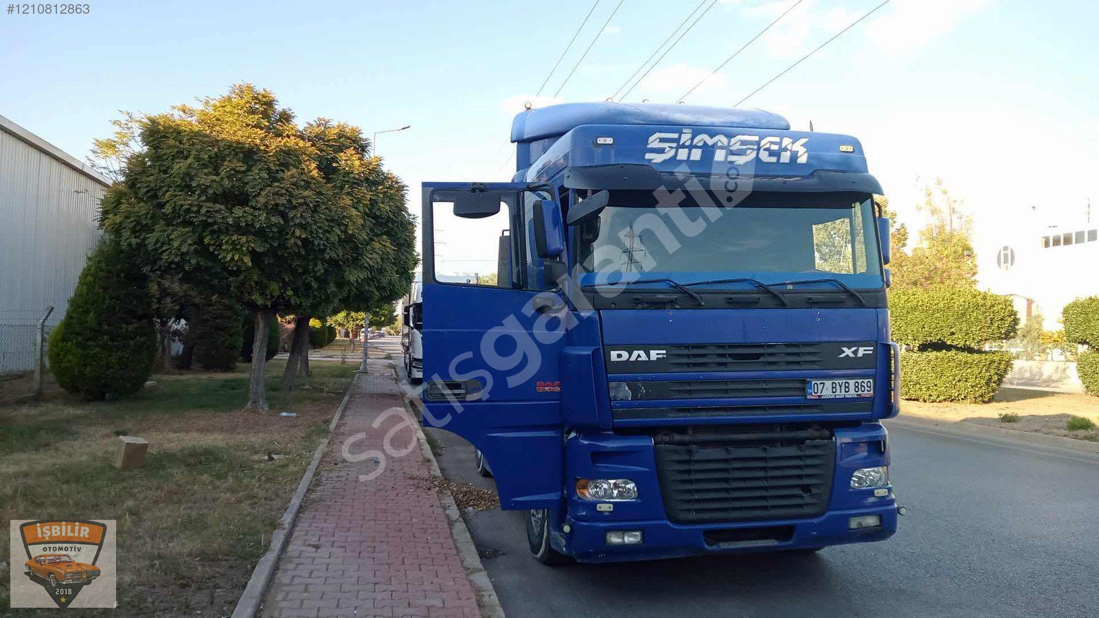 2003 DAF XF 480 DEPLİ MOTOR YAPILI AÇIK KASA TAKIM İLE