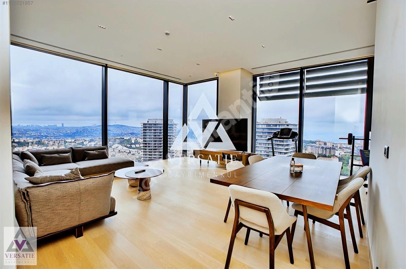 ÇİFTÇİ TOWER YÜKSEK KAT BOĞAZ MANZARALI SATILIK C TİPİ 3+1