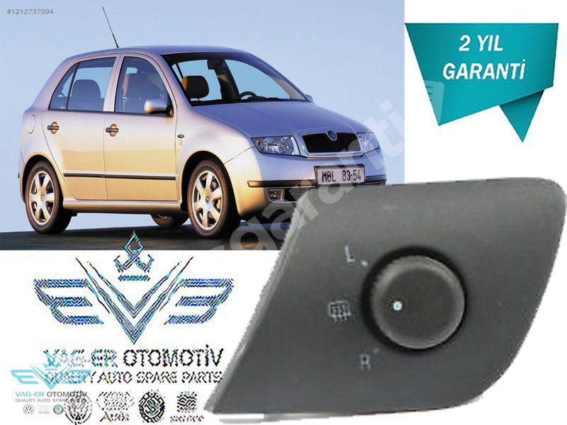 FABİA MK1 2000-2008 DİKİZ AYNA AYAR KUMANDA DÜĞMESİ 6Y1959565E