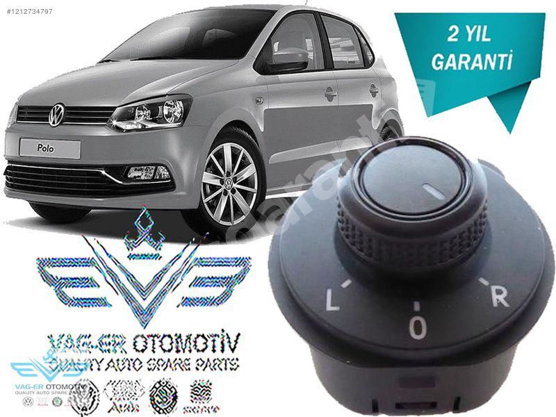 POLO 2015-2018 DIŞ DİKİZ AYNA AYAR KUMANDA DÜĞMESİ 6C1959565