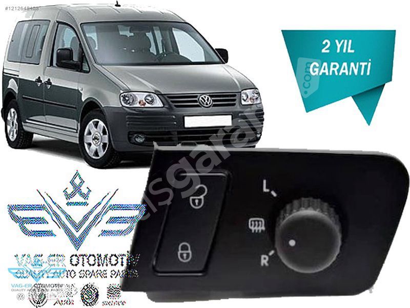 CADDY 2004-2015 AYNA AYAR DÜĞMESİ MERKEZİ KİLİT DÜĞMES 1T0962125