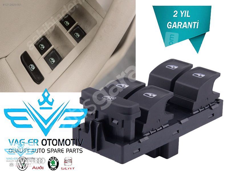 FABİA MK3 2015-2021 ÖN SOL CAM AÇMA DÜĞMESİ TUŞU DÖRTLÜ 5E095985