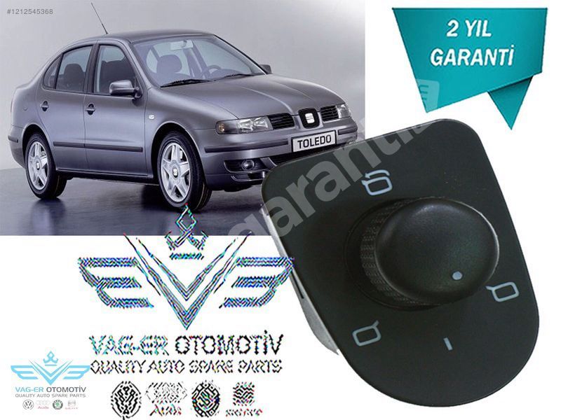 SEAT TOLEDO 1999-2004 DİKİZ AYNA AYAR KUMANDA DÜĞMESİ 1M1959565D
