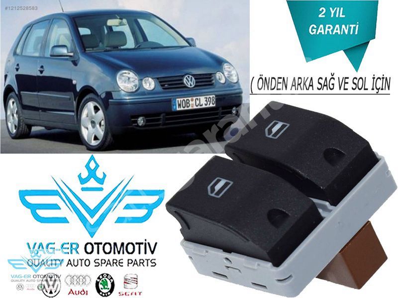 VW POLO 2002-2005 ÖNDEN ARKA CAM İÇİN CAM DÜĞMESİ 6Q0959858A