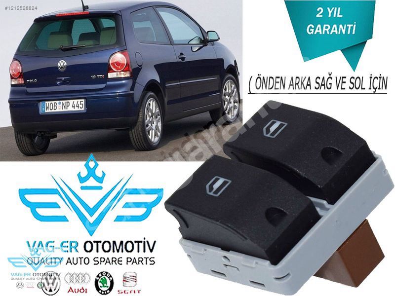 VW POLO 2006-2009 ÖNDEN ARKA CAM İÇİN CAM DÜĞMESİ 6Q0959858A
