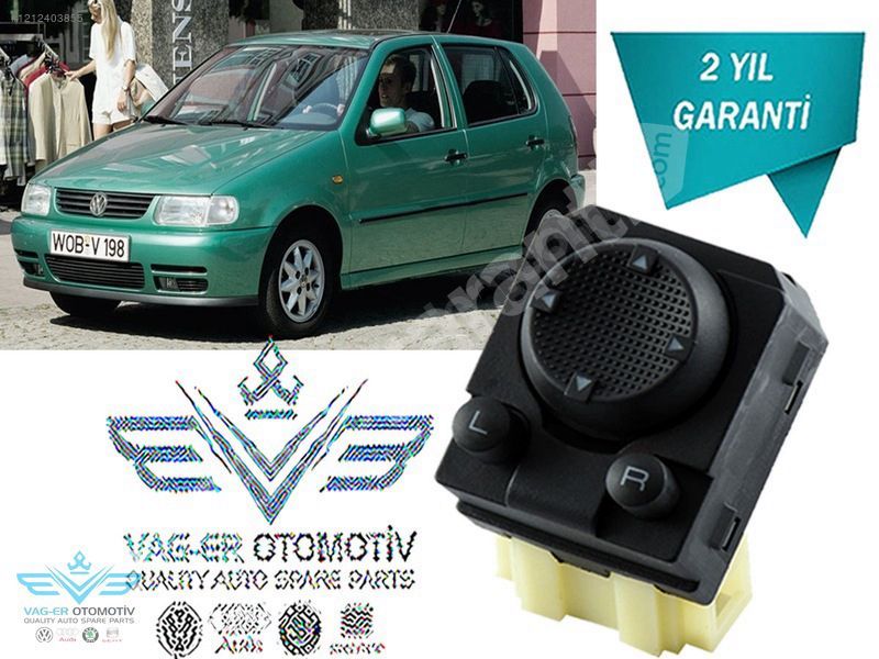 POLO 1995-2000 DIŞ DİKİZ AYNA AYAR KUMANDA DÜĞMESİ 1H0959565