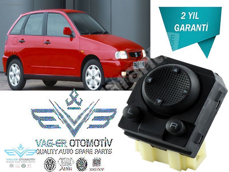 İBİZA 1993-1999 DIŞ DİKİZ AYNA AYAR KUMANDA DÜĞMESİ 1H0959565