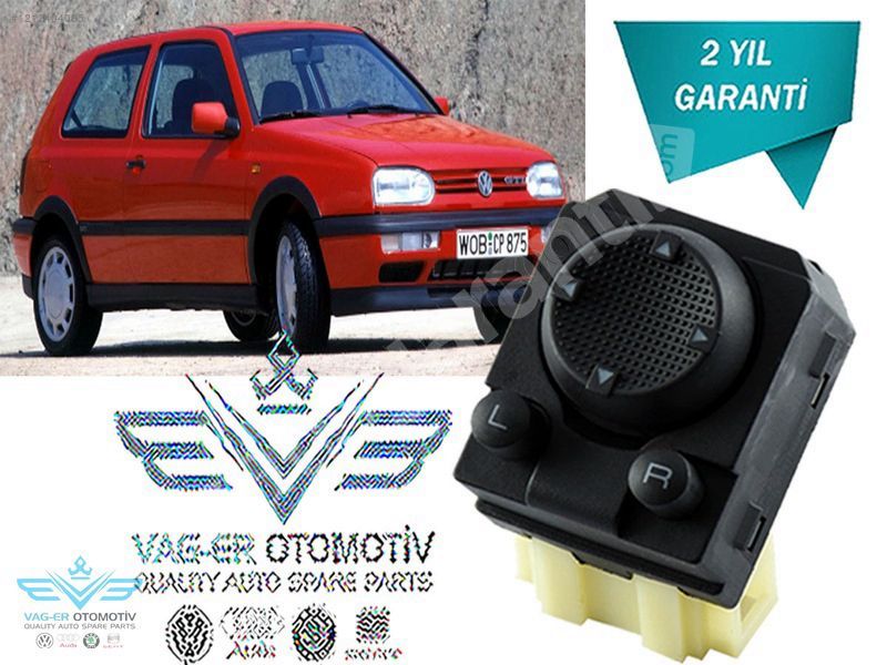 GOLF 3 1992-1998 DIŞ DİKİZ AYNA AYAR KUMANDA DÜĞMESİ 1H0959565