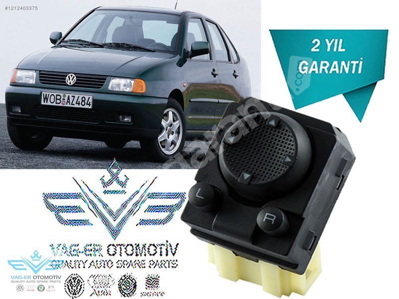 POLO CLASSIC 1996-2000 DİKİZ AYNA AYAR KUMANDA DÜĞMESİ 1H0959565