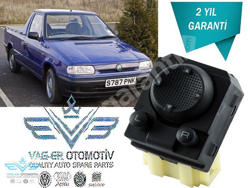 PİCK UP 1996-2001 DIŞ DİKİZ AYNA AYAR KUMANDA DÜĞMESİ 1H0959565