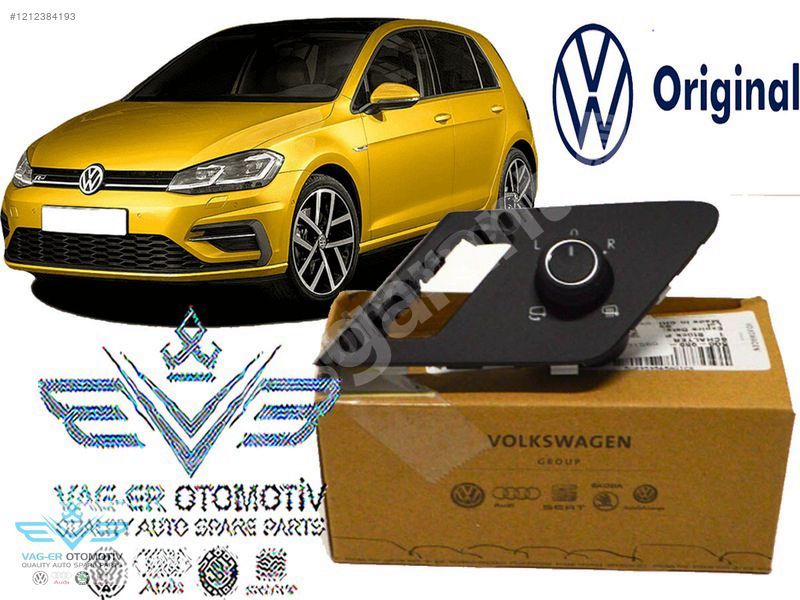 GOLF 7.5 2017-2020 DIŞ DİKİ AYNA AYAR KUMANDA DÜĞMESİ 5G0959565M