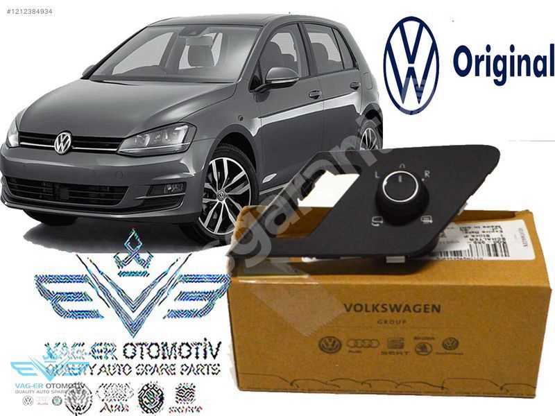 GOLF 7 2013-2016 DIŞ DİKİZ AYNA AYAR KUMANDA DÜĞMESİ 5G0959565M