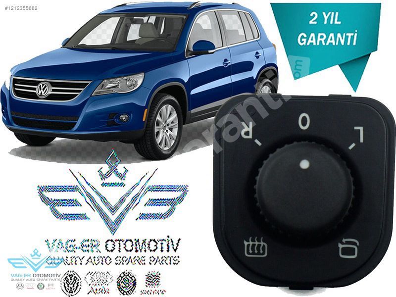 TİGUAN 2008-2011 DIŞ DİKİZ AYNA AYAR KUMANDA DÜĞMESİ 1K0959565