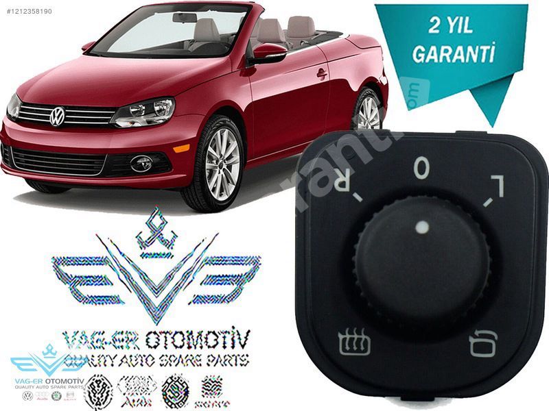 EOS 2006-2011 DIŞ DİKİZ AYNA AYAR KUMANDA DÜĞMESİ 1K0959565