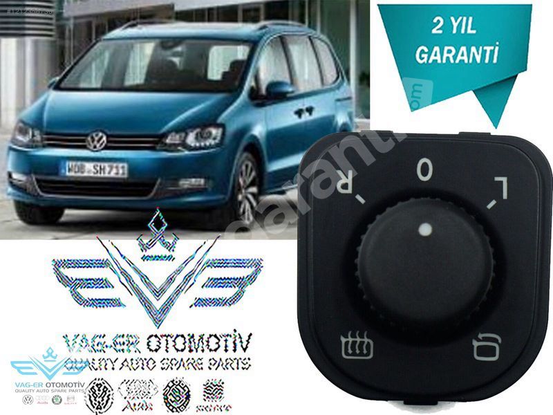 SHARAN 2011-2016 DIŞ DİKİZ AYNA AYAR KUMANDA DÜĞMESİ 1K0959565
