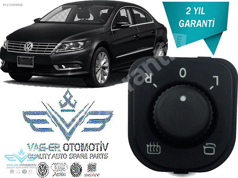 PASSAT CC 2013-2017 DİKİZ AYNA AYAR KUMANDA DÜĞMESİ 1K0959565