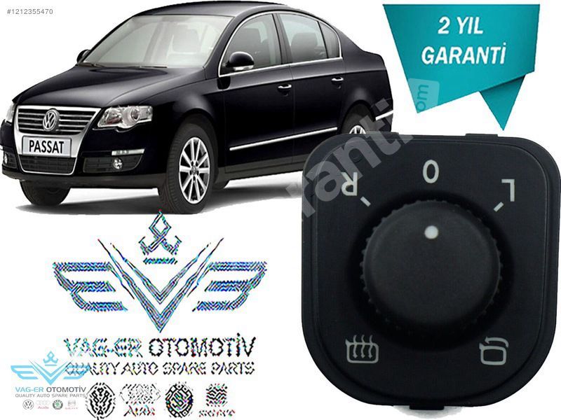 PASSAT B6 2006-2011 DİKİZ AYNA AYAR KUMANDA DÜĞMESİ 1K0959565