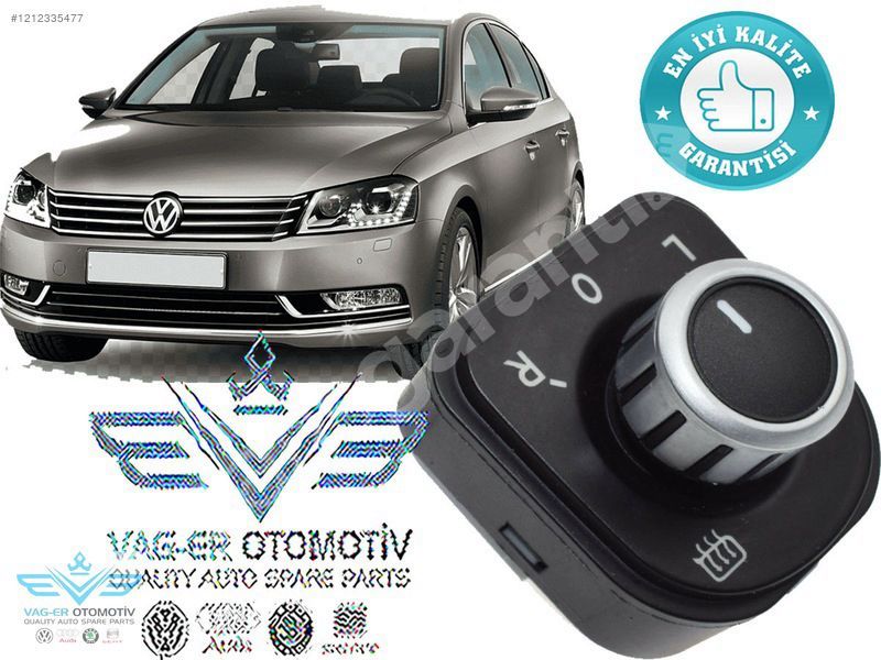 PASSAT B7 2011-2014 DİKİZ AYNA AYAR KUMANDA DÜĞMESİ 5K0959565B