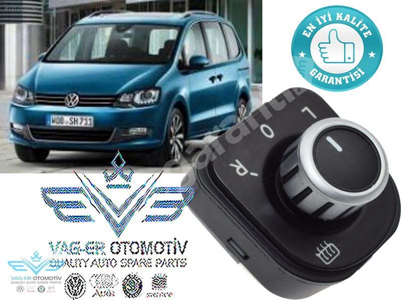 SHARAN 2011-2016 DIŞ DİKİZ AYNA AYAR KUMANDA DÜĞMESİ 5K0959565B