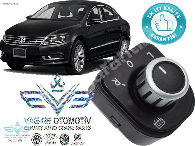 PASSAT CC 2013-2016 DİKİZ AYNA AYAR KUMANDA DÜĞMESİ 5K0959565B