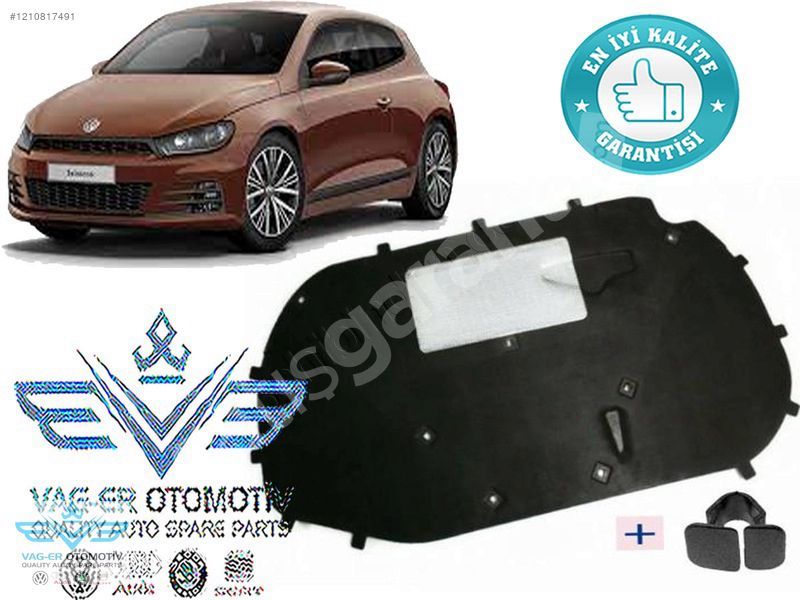 VW SCIROCCO 2013-2016 ARASI KAPUT İZOLASYONU KEÇESİ 1K8863831E