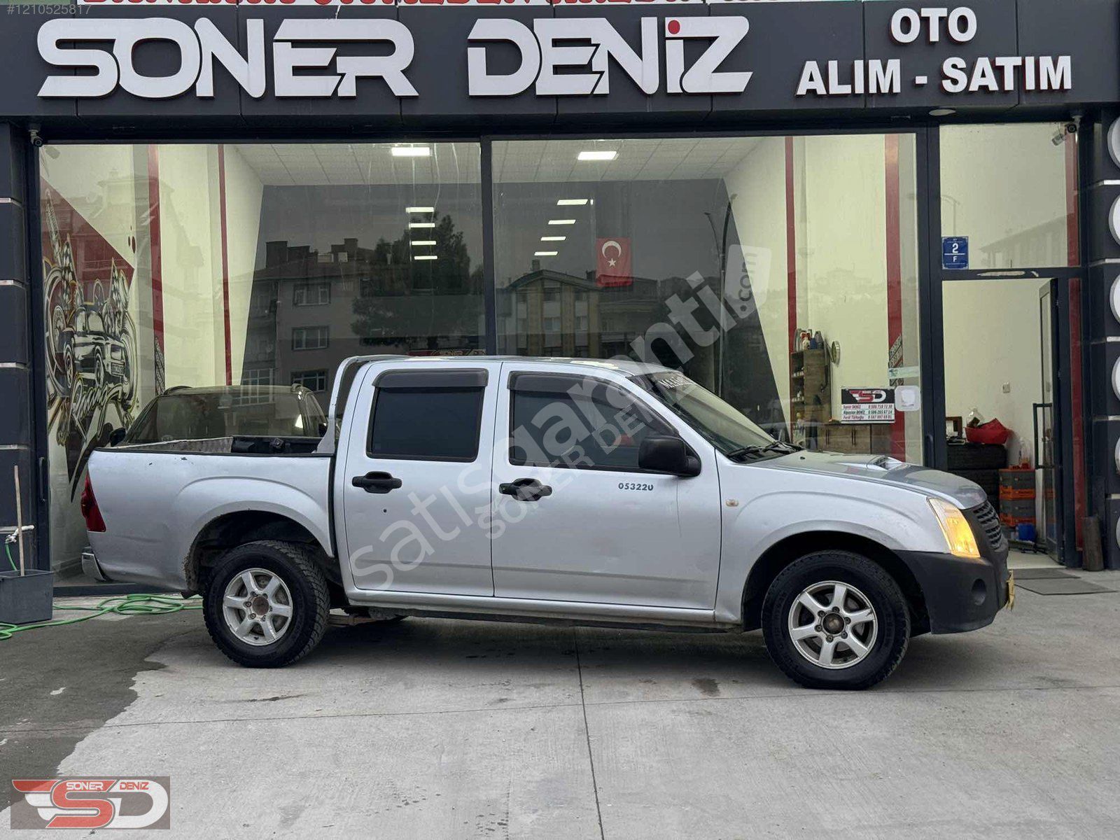 2010 MODL ISUZU D-MAX 2.5 4x2 136 HP KLİMALI KASA YÜRÜYEN DÜZGÜN