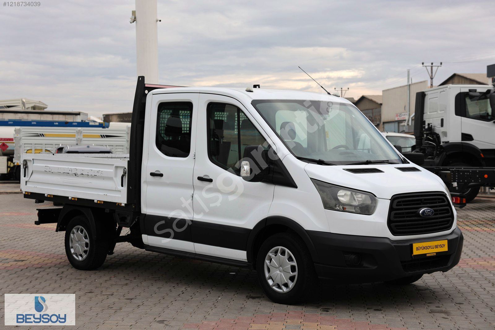 BÜYÜKSOYLU BEYSOY'DAN 2017 TRANSİT 350 M Ç.KABİN KAMYONET 155 Hp