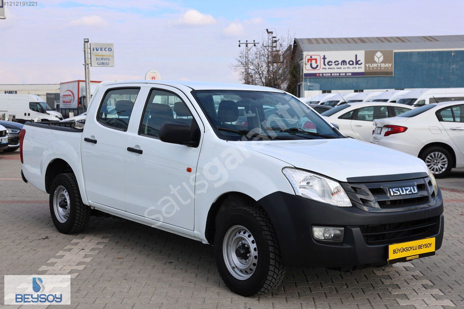 BÜYÜKSOYLU BEYSOY'DAN 2016 ISUZU D-MAX STD 2.5 4X2 PICKUP A/C