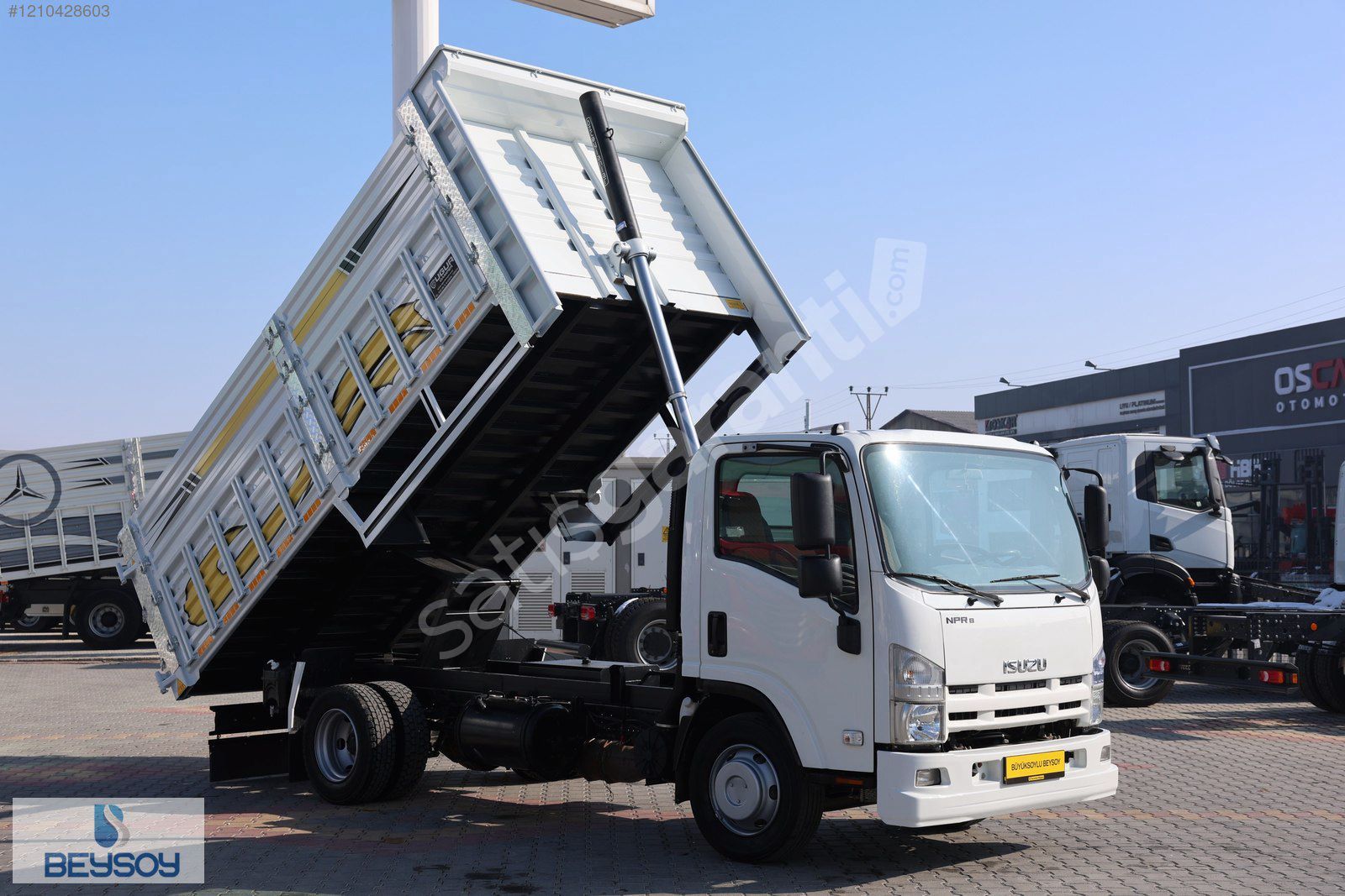 BÜYÜKSOYLU BEYSOY'DAN 2016 ISUZU NPR 8 DAMPERLİ KAMYON 155 Hp