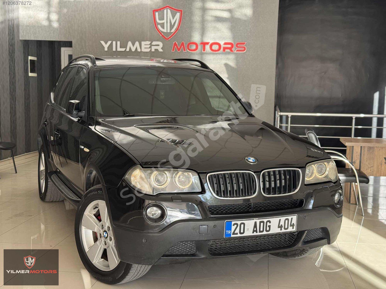 YILMER MOTORS'dan 2008 BMW X3 2.0d CAM TAVAN RECORE DEĞİŞENSİZ