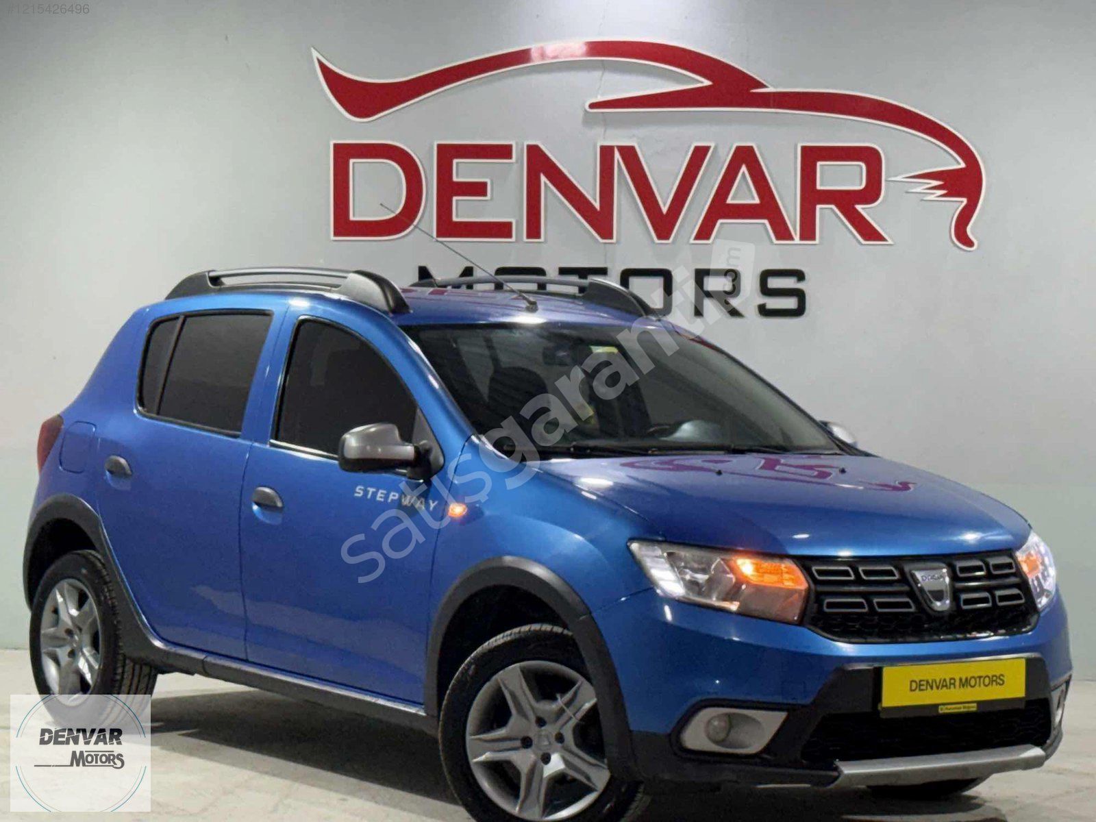 Denvar Motors"SANDERO MAVİ DÜŞÜK KM DİZEL KARTA TAKSİT