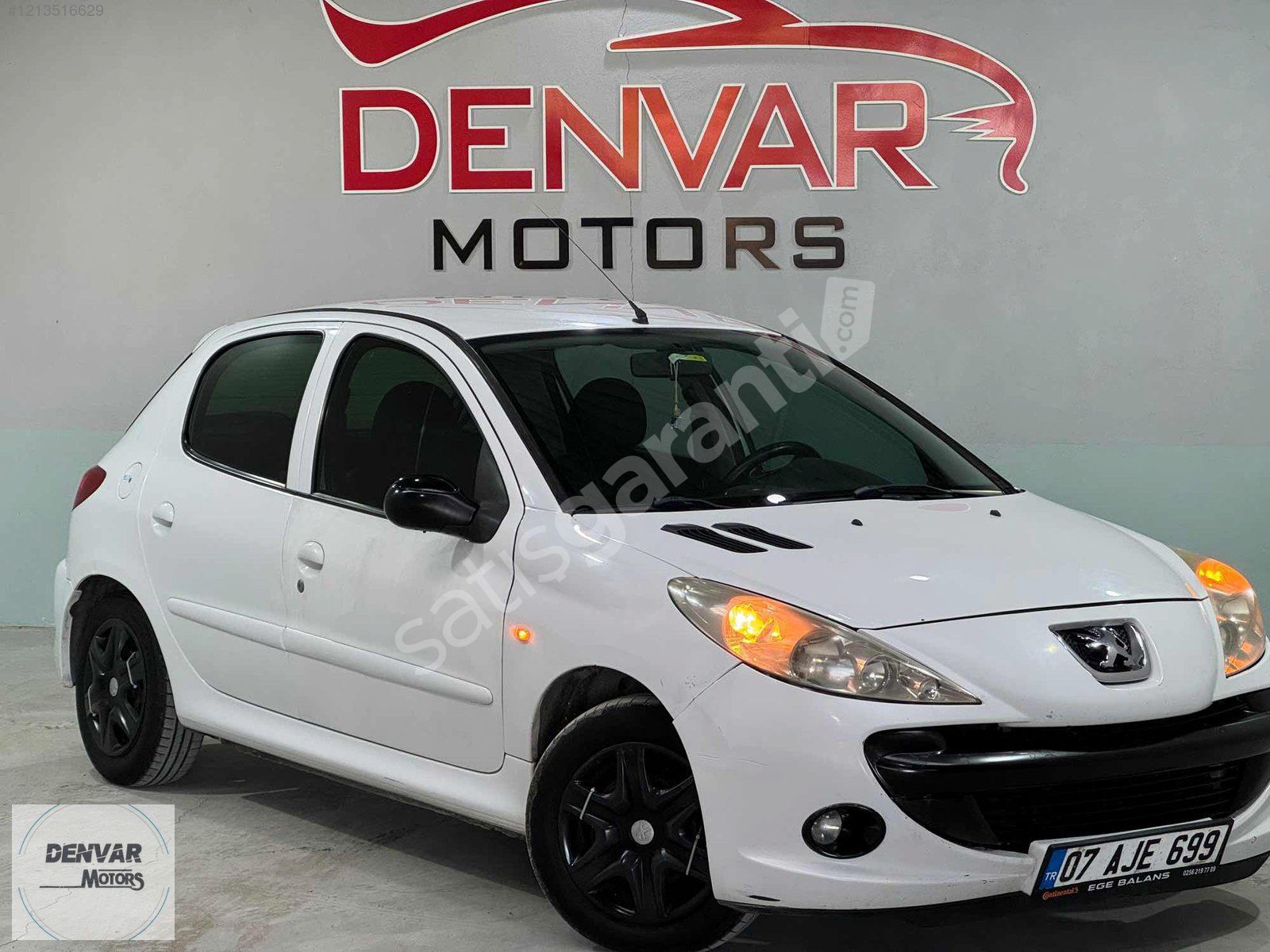 Denvar Motors"PEJE 206+ 1.4HDİ COMFORT YENİ BAKIMLI KART TAKSİT