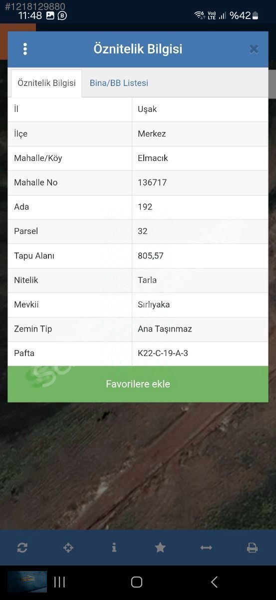 SATILIK ELMACIKTA TARLA