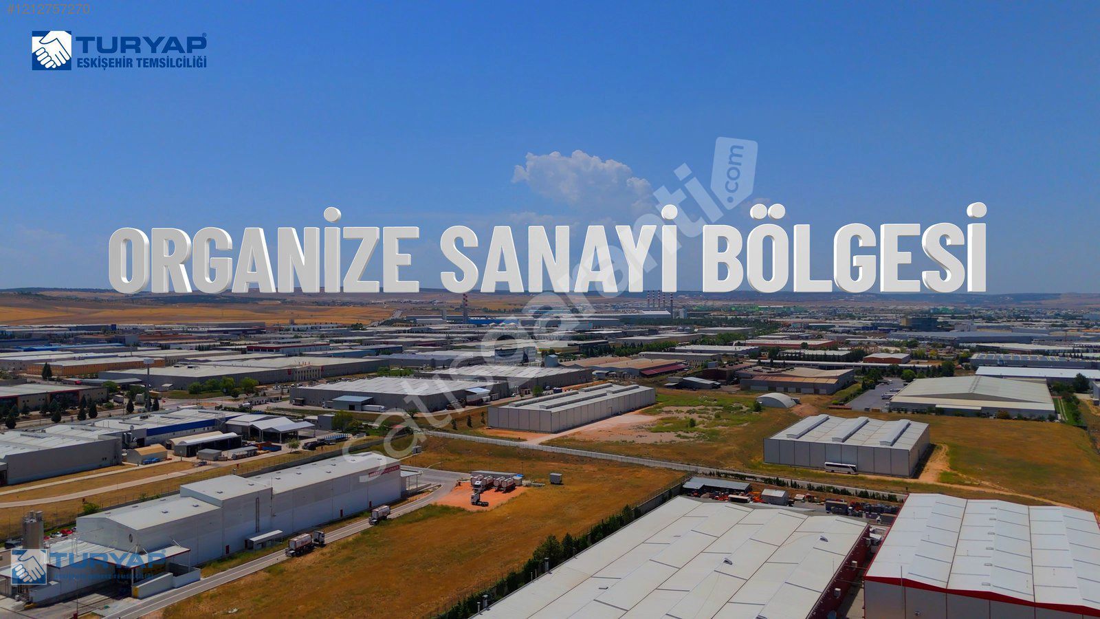 TURYAP'TAN ESKİŞEHİR OSB'DE SATILIK 22.500M2 FABRİKA