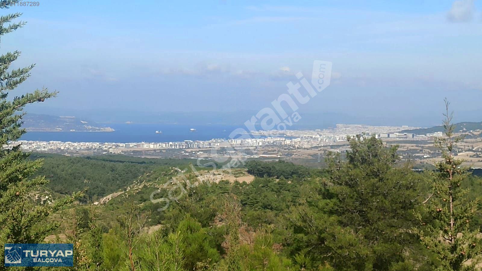 Çanakkale Çınarlı Köyü Deniz Manzaralı Yol Cepheli Satılık Tarla