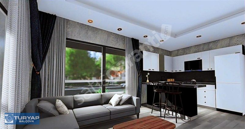 Balçovada Merkezi Konumda Sıfır 2+1 Kapalı Otoparklı
