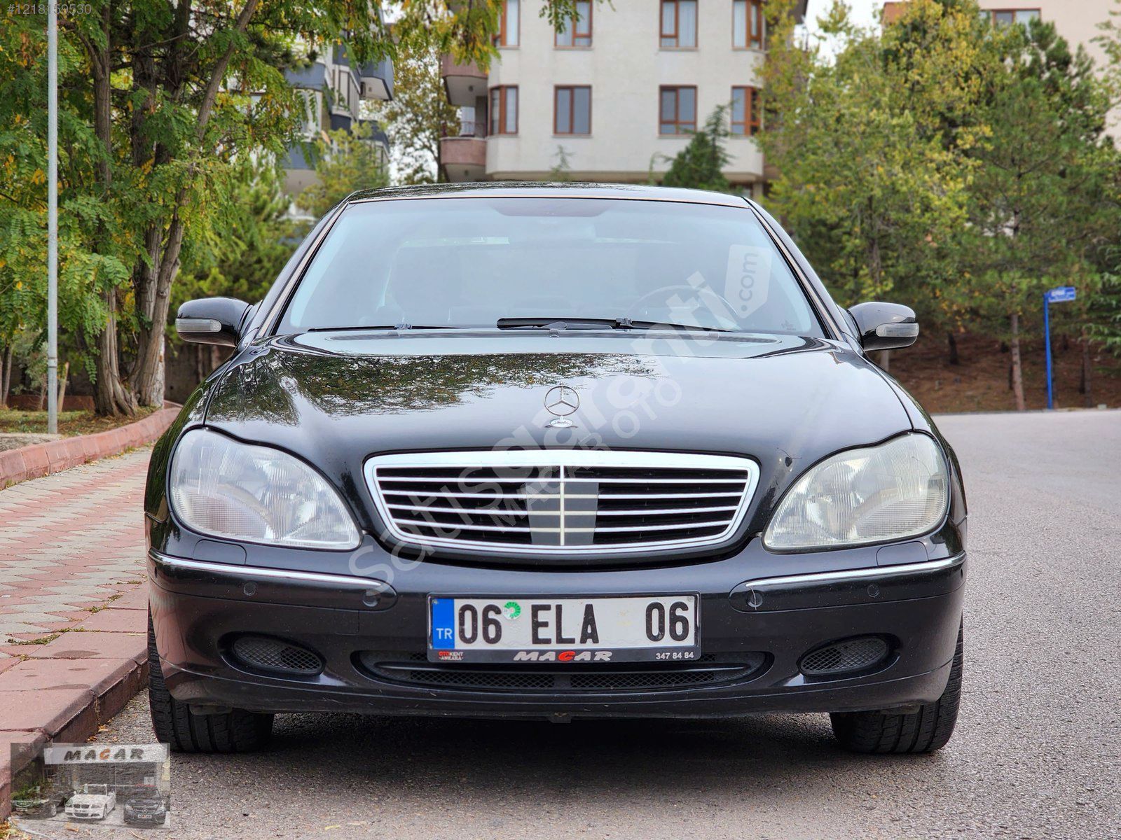 MACAR'DAN 2002 MERC.S320 LONG OTOMATİK FULL+FULL SİYAH EMSALSİZ