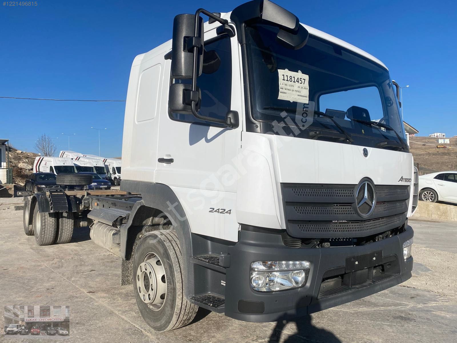 İLKAY OTO'DAN 2024 MODEL MERCEDES ATEGO 2424 %20 F MEVCUT
