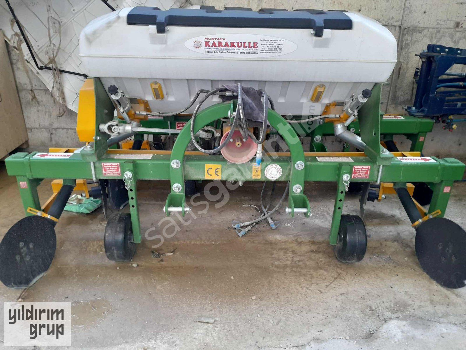 GÜBRE GÖMME MAKİNASI 2.5-4 METRE (SIFIR)