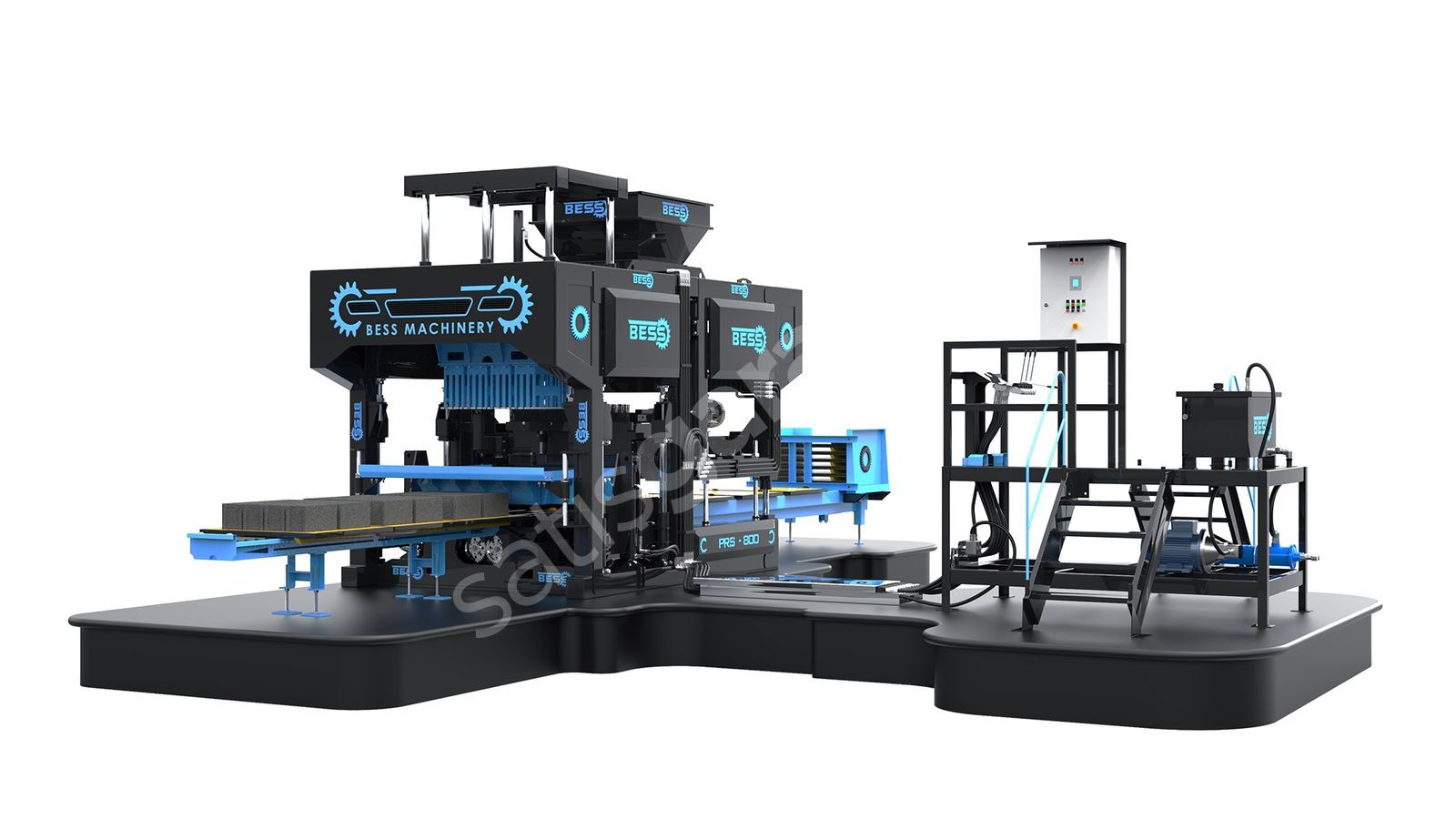 BESS MAKİNE PRS-8 00 BRİKET MAKİNESİ AÇIKLAMASI