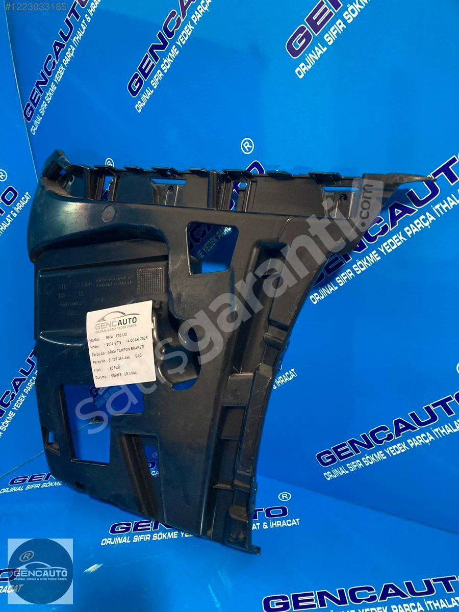 BMW F30 LCI ARKA TAMPON BRAKETİ SÖKME ORJİNAL 51127384466 SAĞ