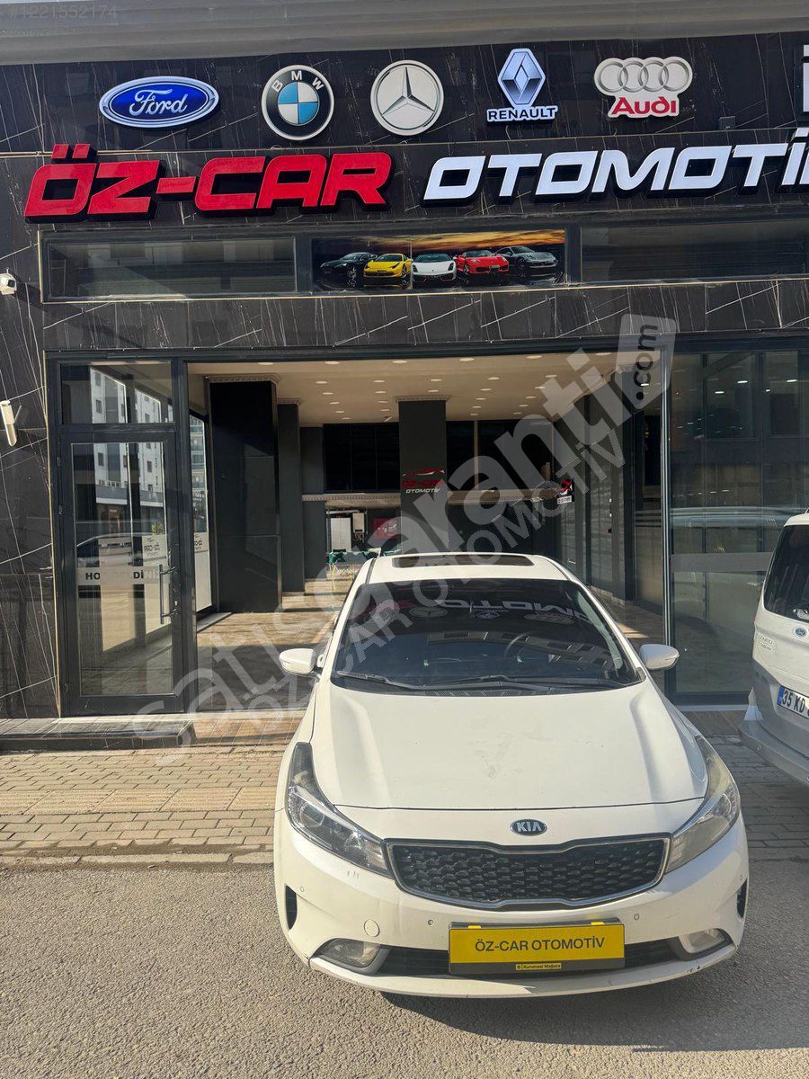 ÖZ-CAR OTOMOTİVDEN2017 MODEL KIA CERATO SUNROOF-K.ISITMA-G.GÖRÜŞ