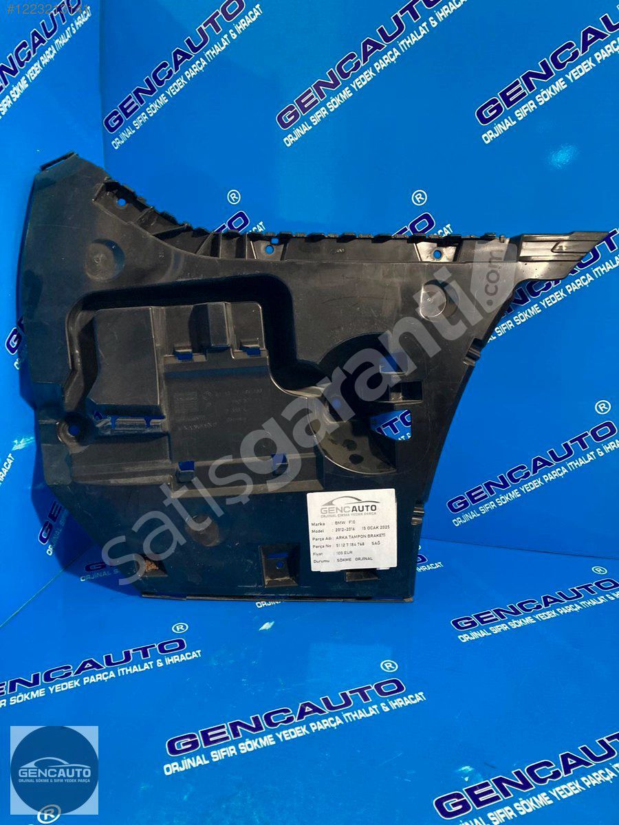 BMW F10 ARKA TAMPON BRAKETİ SÖKME ORJİNAL 51127184768 SAĞ