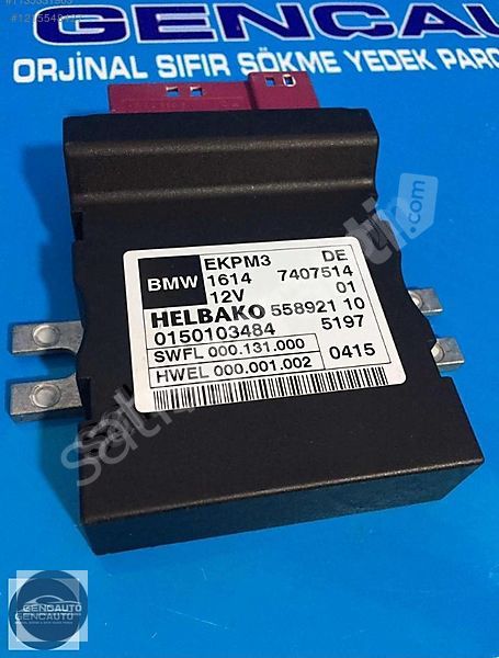 BMW F10 YAKIT POMPA KONTROL BEYNİ SÖKME ORJİNAL OEM 16147407514